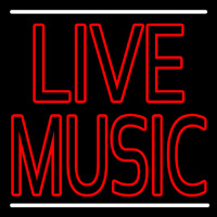 Double Stroke Live Music 2 Neon Sign