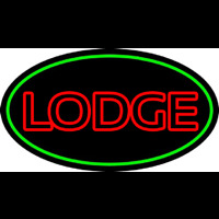 Double Stroke Lodge Neon Sign