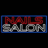 Double Stroke Nail Salon Neon Sign
