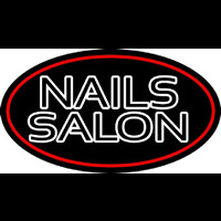 Double Stroke Nail Salon Neon Sign