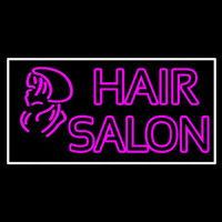 Double Stroke Pink Hair Salon Neon Sign