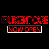 Double Stroke Urgent Care Now Open Neon Sign