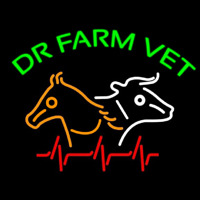 Dr Farm Vet Neon Sign