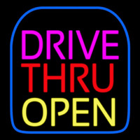 Drive Thru Open Neon Sign