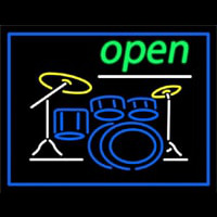 Drum Open Neon Sign