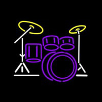 Drum Set Neon Sign