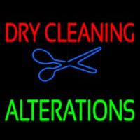 Dry Cleaning Alteration Neon Sign