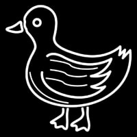 Duck Neon Sign