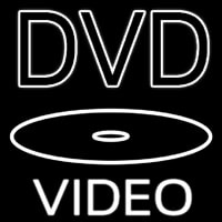 Dvd Video Dics Neon Sign