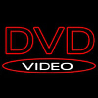 Dvd Video Neon Sign