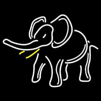 Elephant Logo Neon Sign