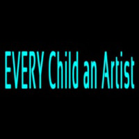 Every Child An Artist Neon Sign