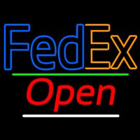 Fede  Logo With Open 3 Neon Sign