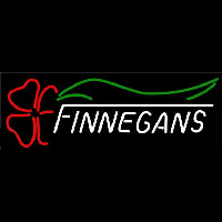 Finnegans With Clover Whiskey Beer Sign Neon Sign