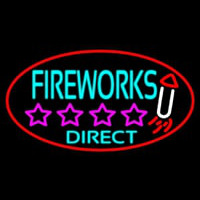 Fire Work Direct 2 Neon Sign