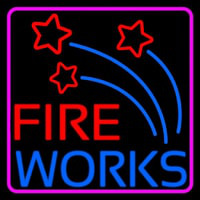 Fire Work Multi Color 1 Neon Sign