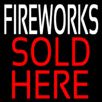 Fire Work Sold Here Neon Sign