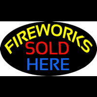 Fireworks Sold Here Neon Sign