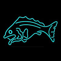 Fish Tuquoise Logo 1 Neon Sign