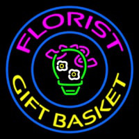 Florist Gifts Baskets Logo Neon Sign