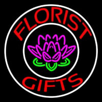 Florists Gifts Logo Neon Sign