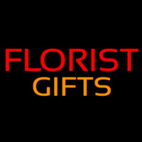 Florists Orange Gifts Neon Sign
