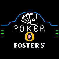 Fosters Poker Ace Cards Beer Sign Neon Sign