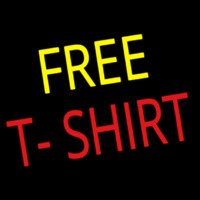 Free T Shirts Neon Sign