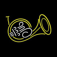 French Horn Neon Sign