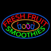 Fresh Fruit Smoothies Neon Sign