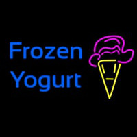 Frozen Yogurt With Logo Neon Sign