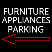 Furniture Appliances Parking Neon Sign