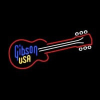 GIBSON USA GUITAR Neon Sign