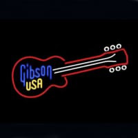 Gibson USA Guitar Neon Sign