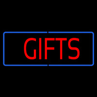Gifts Rectangle Neon Sign
