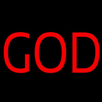 God Block Neon Sign