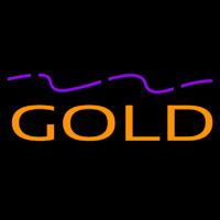 Gold Neon Sign