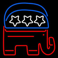 Gop Elephant Republican Party Neon Sign