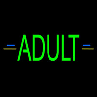 Green Adult Neon Sign