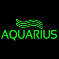 Green Aquarius Neon Sign