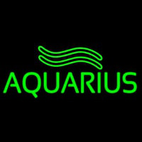 Green Aquarius Neon Sign