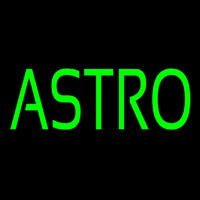 Green Astro Neon Sign