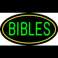 Green Bibles Neon Sign