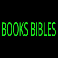 Green Books Bibles Neon Sign
