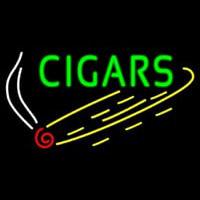 Green Cigars Neon Sign