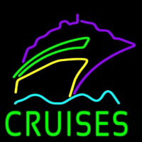 Green Cruises Logo Neon Sign