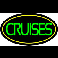 Green Cruises With Border Neon Sign