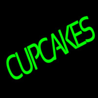 Green Cupcakes Neon Sign