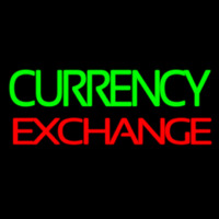 Green Currency E change Neon Sign