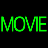 Green Double Stroke Movie Neon Sign